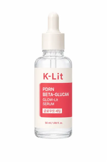 K-LIT PDRN BETA-GLUCAN GLOW-LIT SERUM, 50 ml