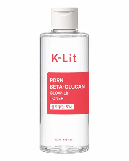 K-LIT PDRN BETA-GLUCAN GLOW-LIT TONER, 200 ml